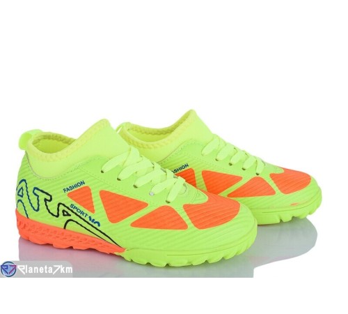 Футбольне взуття дитяче на весну/осінь (8 пар р.32-37) жовтий  "Dolli"