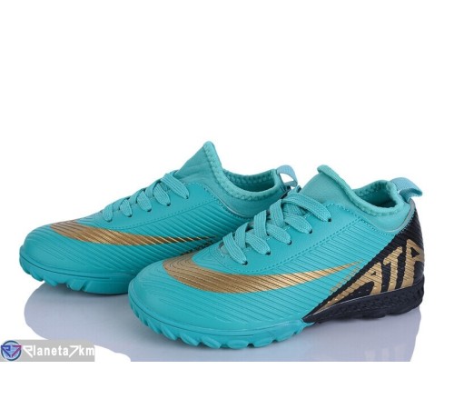 Футбольне взуття дитяче на весну/осінь (8 пар р.32-37) зелений  "Dolli"