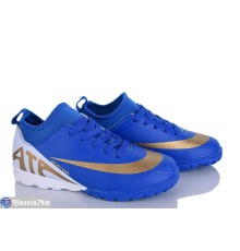 Футбольне взуття дитяче на весну/осінь (8 пар р.32-37) синій  "Dolli"