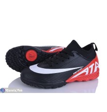 Футбольне взуття дитяче на весну/осінь (8 пар р.32-37) чорний  "Dolli"