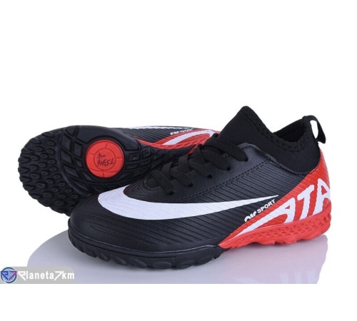 Футбольне взуття дитяче на весну/осінь (8 пар р.32-37) чорний  "Dolli"