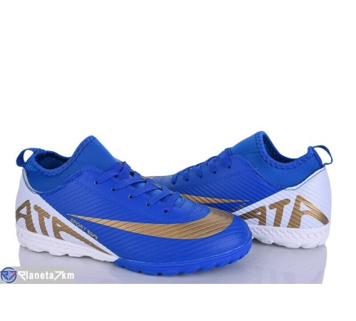 Футбольне взуття дитяче на весну/осінь (8 пар р.36-41) синій  "Dolli"