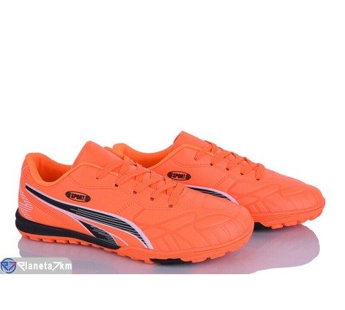 Футбольне взуття дитяче на весну/осінь (8 пар р.36-41) оранжевий  "Dolli"