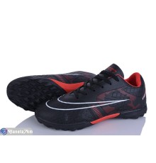 Футбольне взуття чоловіче на весну/осінь (8 пар р.40-45) чорний  "Dolli"