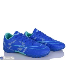 Футбольне взуття чоловіче на весну/осінь (8 пар р.40-45) синій  "Dolli"