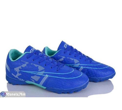 Футбольне взуття чоловіче на весну/осінь (8 пар р.40-45) синій  "Dolli"