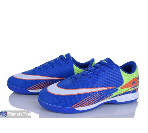 Футбольне взуття чоловіче на весну/осінь (8 пар р.40-45) синій  "Dolli"