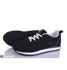 Кросівки жіночі на літо (8 пар р.36-41) чорний  "Dolli"