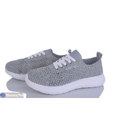 Кросівки жіночі на літо (8 пар р.36-41) сірий  "Dolli"