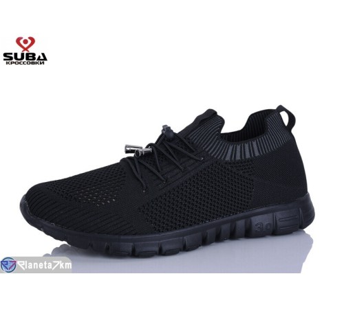 Кросівки чоловічі на літо (8 пар р.41-46) чорний  "SUBA"