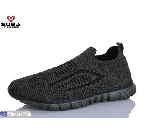 Кросівки чоловічі на літо (8 пар р.41-46) зелений  "SUBA"