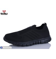 Кросівки чоловічі на літо (8 пар р.41-46) чорний  "SUBA"