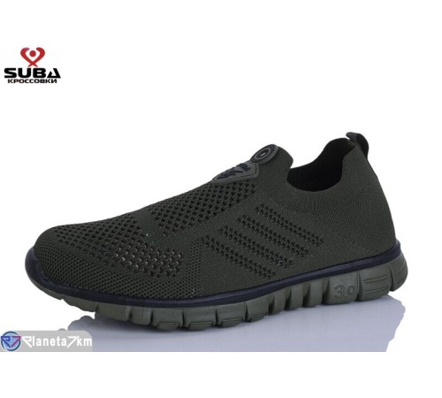 Кросівки чоловічі на літо (8 пар р.41-46) зелений  "SUBA"