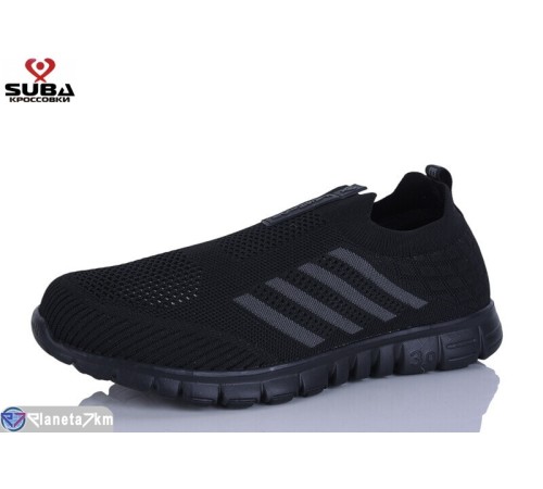 Кросівки чоловічі на літо (8 пар р.41-46) чорний  "SUBA"