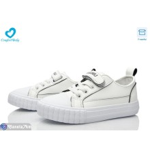 Дитячі кеди на весну/осінь (8 пар р.24-30) білий  "Comfort-baby"