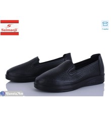 Туфлі жіночі на літо (8 пар р.37-42) чорний  "Saimaoji"