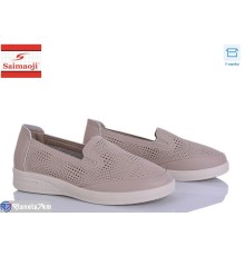 Туфлі жіночі на літо (8 пар р.37-42) бежевий  "Saimaoji"