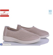 Туфлі жіночі на літо (8 пар р.37-42) бежевий  "Saimaoji"