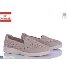Туфлі жіночі на літо (8 пар р.37-42) бежевий  "Saimaoji"
