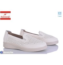Туфлі жіночі на літо (8 пар р.37-42) бежевий  "Saimaoji"