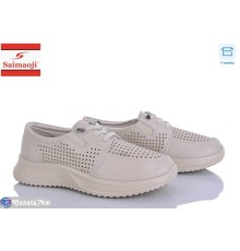 Кросівки жіночі на літо (8 пар р.36-41) бежевий  "Saimaoji"