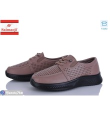 Кросівки жіночі на літо (8 пар р.36-41) коричневий  "Saimaoji"