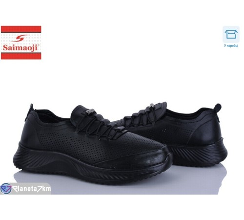Кросівки жіночі на літо (8 пар р.36-41) чорний  "Saimaoji"