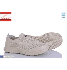 Кросівки жіночі на літо (8 пар р.36-41) бежевий  "Saimaoji"