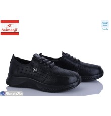 Кросівки жіночі на літо (8 пар р.36-41) чорний  "Saimaoji"