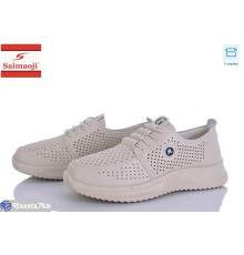 Кросівки жіночі на літо (8 пар р.36-41) бежевий  "Saimaoji"