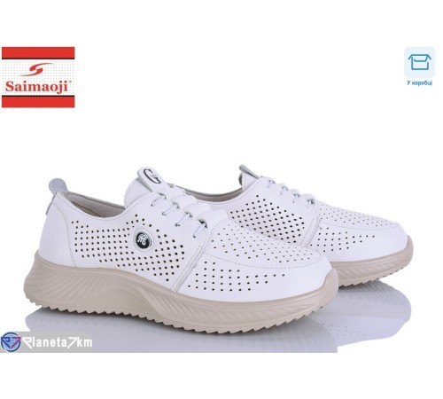 Кросівки жіночі на літо (8 пар р.36-41) білий  "Saimaoji"