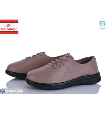 Туфлі жіночі на весну/осінь (6 пар р.41-42) коричневий  "Saimaoji"