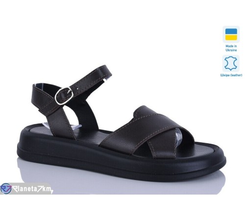 Босоніжки жіночі на літо (6 пар р.36-40) коричневий  "LIKA"