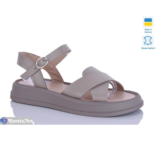 Босоніжки жіночі на літо (6 пар р.36-40) коричневий  "LIKA"