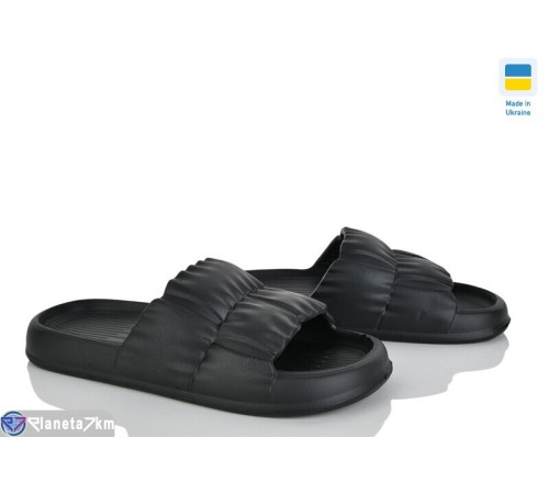 Шлепки жіночі на літо (8 пар р.36-41) чорний  "Lexi"