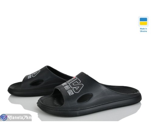 Шлепки жіночі на літо (6 пар р.40-45) чорний  "Lexi"