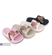 Шлепки жіночі на літо (12 пар р.36-41) мікс  "LUXORIS"