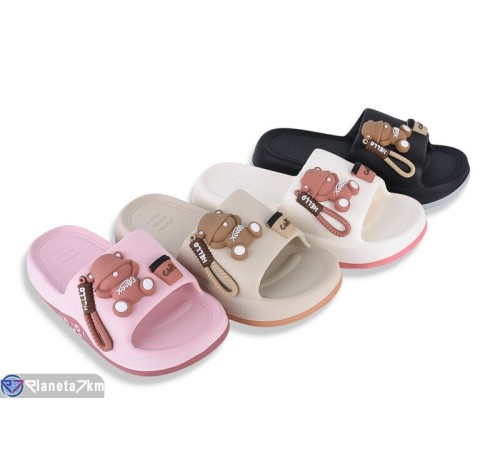 Шлепки жіночі на літо (12 пар р.36-41) мікс  "LUXORIS"