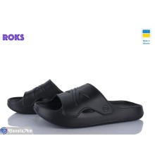 Шлепки чоловічі на літо (8 пар р.41-46) чорний  "Roks"