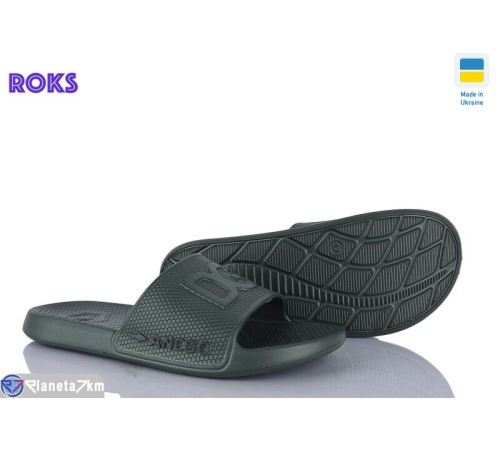 Шлепки чоловічі на літо (8 пар р.40-46) хакі  "Roks"