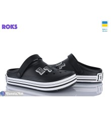 Кроки дитячі на літо (8 пар р.37-41) чорний  "Roks"