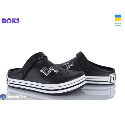 Кроки дитячі на літо (8 пар р.37-41) чорний  "Roks"