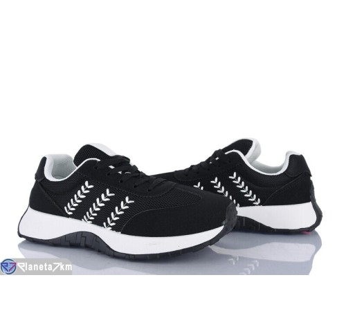 Кросівки жіночі на весну/осінь (8 пар р.36-41) чорний  "LOREDANA"