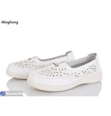 Туфлі жіночі на літо (8 пар р.37-42) білий  "HORSE"