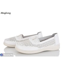 Туфлі жіночі на літо (8 пар р.37-42) білий  "HORSE"