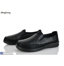 Туфлі жіночі на літо (8 пар р.37-42) чорний  "HORSE"