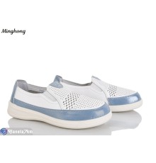 Туфлі жіночі на літо (8 пар р.37-42) білий  "HORSE"