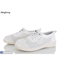 Туфлі жіночі на літо (8 пар р.37-42) білий  "HORSE"