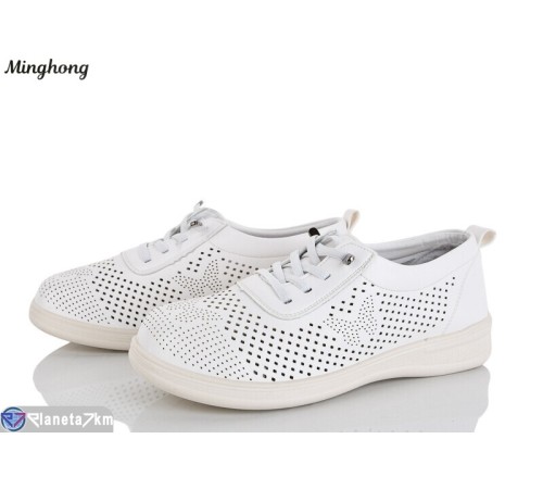 Туфлі жіночі на літо (8 пар р.37-42) білий  "HORSE"