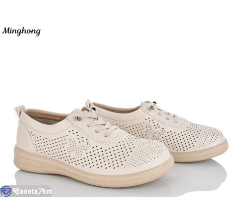 Туфлі жіночі на літо (8 пар р.37-42) бежевий  "HORSE"